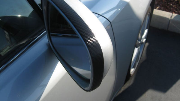 1997-2004 FORD MUSTANG CARBON FIBER MIRROR TRIM MOLDINGS 2PC 1998 1999 2000 2001 2002 2003 97 98 99 00 01 02 03 04 SVT GT COBRA