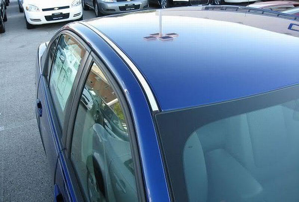 1999-2005 VOLVO S80 CHROME ROOF TRIM MOLDINGS 2PC 2000 2001 2002 2003 2004 99 00 01 02 03 04 05
