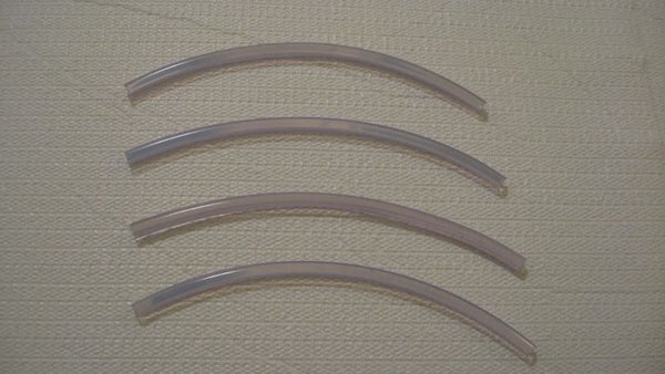 2010-2012 PORSCHE PANAMERA CLEAR DOOR EDGE TRIM MOLDING PROTECTORS 4 QTY OF 8" 2011 10 11 12 TURBO S
