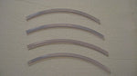 2007-2011 PORSCHE CAYENNE CLEAR DOOR EDGE TRIM MOLDING PROTECTORS 4 QTY OF 8" 2008 2009 2010 GTS TURBO S 07 08 09 10 11